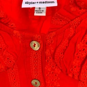 BNWOT Bright red Skylar and Madison sundress